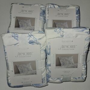 Coquette Blue and White Duvet Pillow Cover Twin